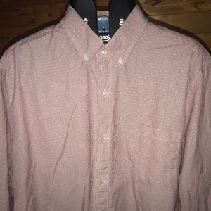 J. Crew Mens Button Up Shirt Microdot Slim Fit